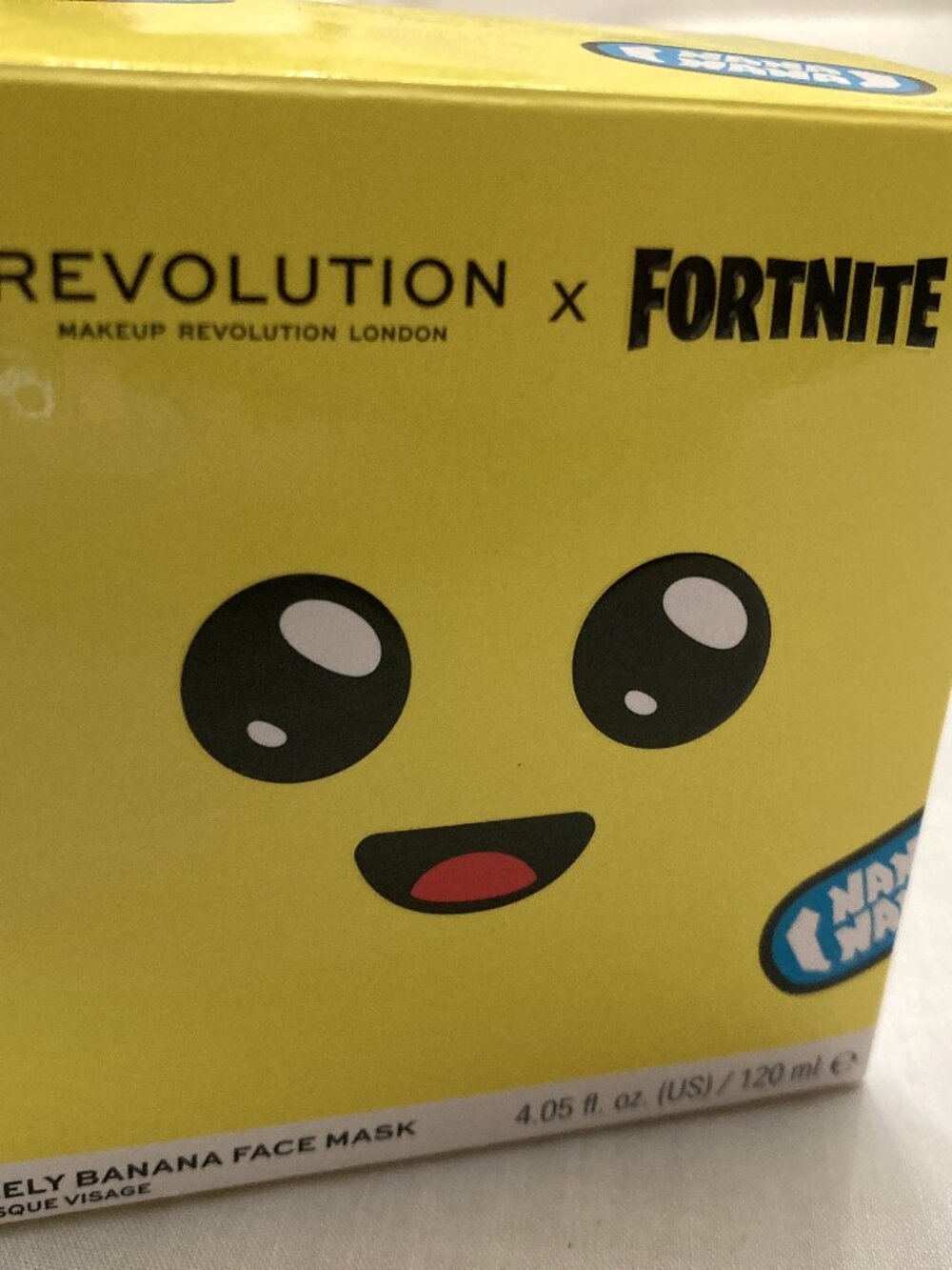 Revolution x Fortnite Peely Banana Face Mask - 4.05 fl oz / 120 mL Beauty London